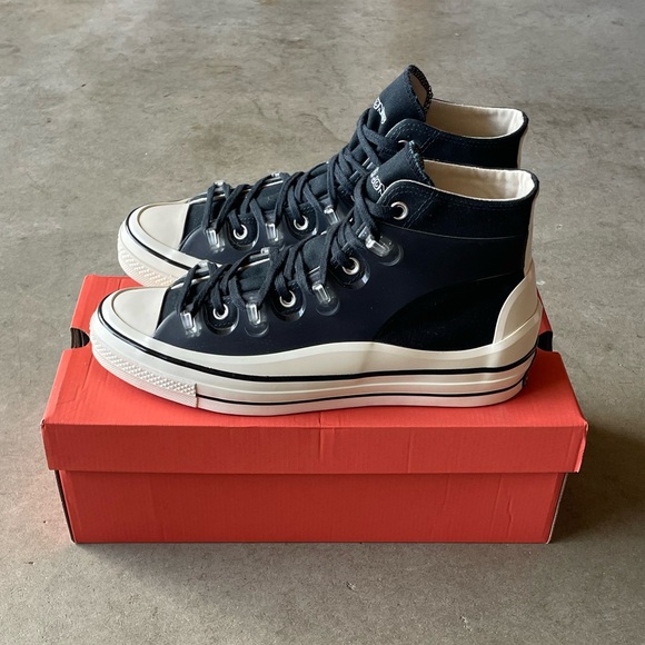 Converse X Kim Jones High-Top Classic All-Star 70 Black Sneakers/Shoes 13 Womens - Picture 2 of 9